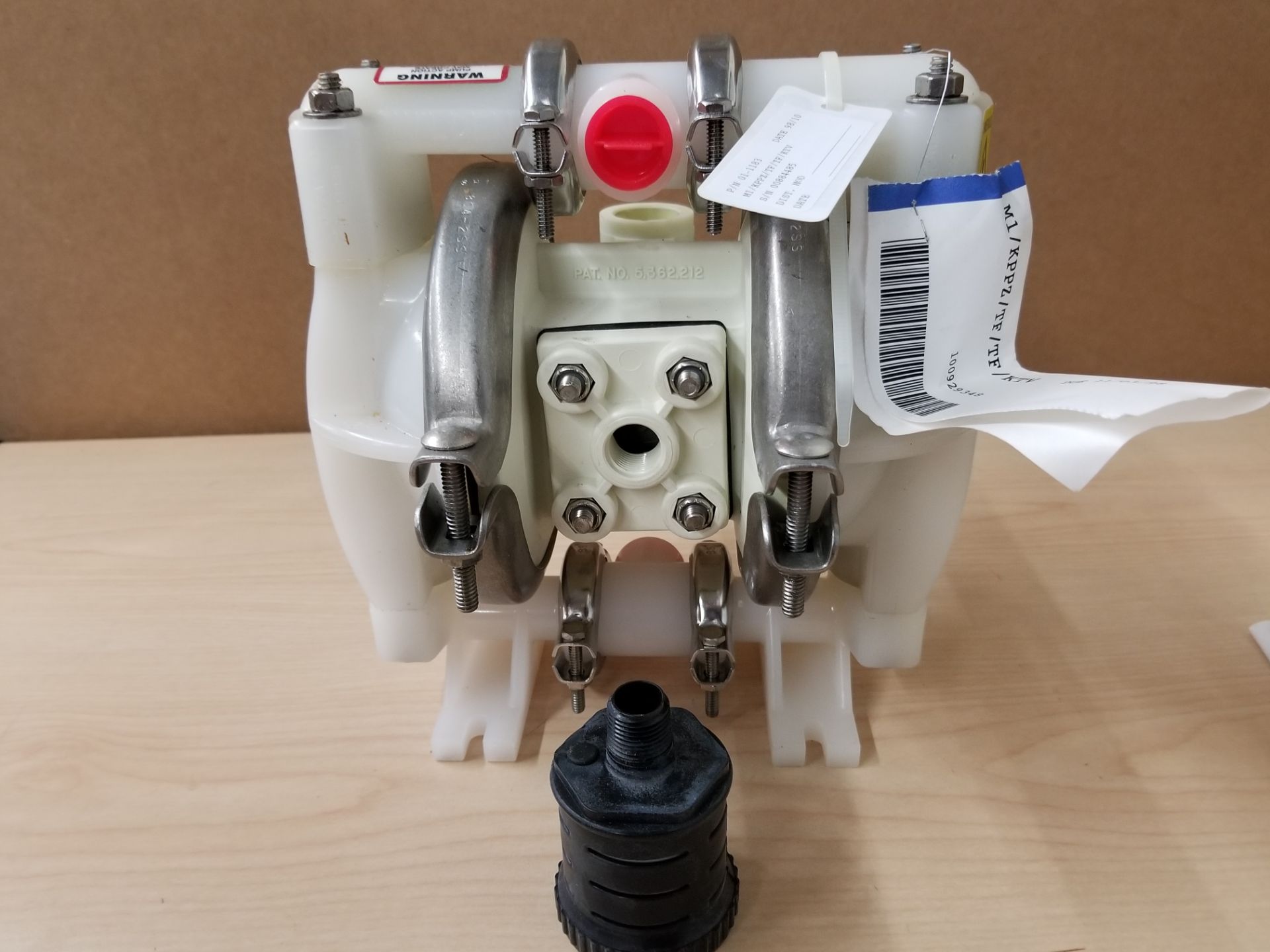 New Wilden Teflon Double Diaphragm Pump - Image 7 of 12