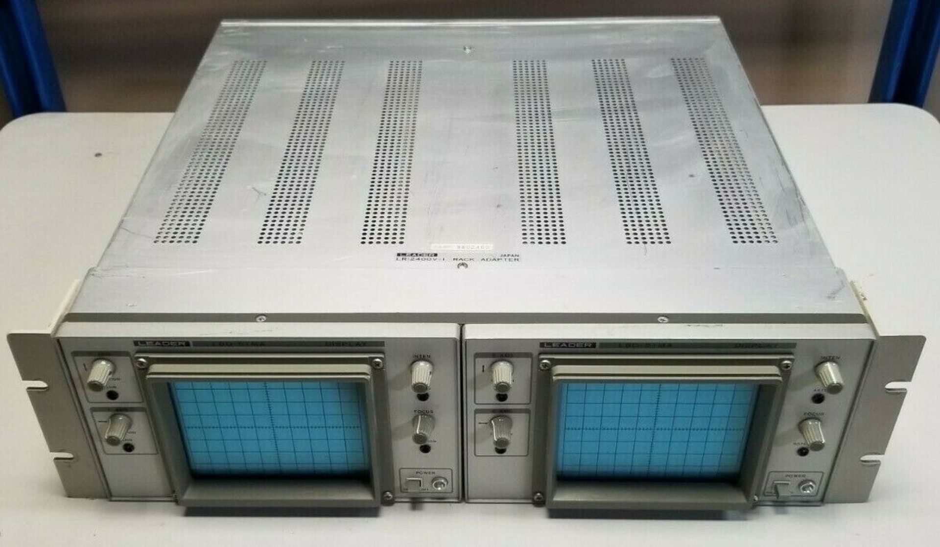 DUAL LEADER RACKMOUNT CRT X-Y DISPLAY/OSCILLOSCOPE