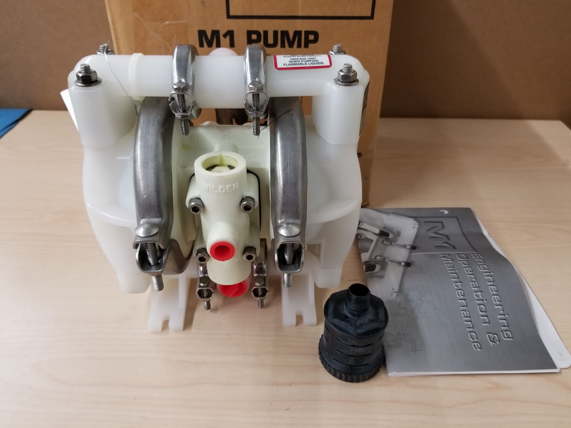 New Wilden Teflon Double Diaphragm Pump - Image 3 of 12