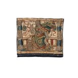 An early 17th century tapestry panel, Flemish