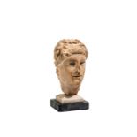 A Roman marble head of a male, probably 2nd century A.D.