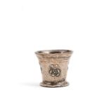 A small bronze mortar, Dutch, 17th Century