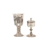 Derbyshire interest: A George II silver Communion cup, by Thomas Cooke and Richard Gurney