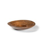 A sycamore dairy bowl, late 18th century