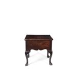 A George I elm box stool/close stool, circa 1720