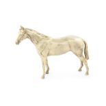 An Italian silver-gilt model of a horse by Mario Locchi, Rome, circa 1970