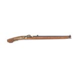 A heavy matchlock musket