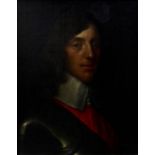 Follower of Gerrit van Honthorst, Portrait of a gentleman wearing armour
