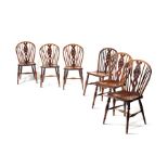 A set of six George IV Windsor chairs, Thames Valley