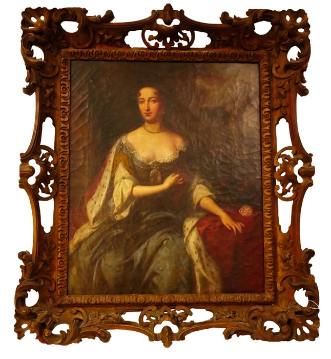 After Jan Verkolje, Portrait of Queen Mary II