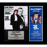NEVER SAY NEVER AGAIN (1983) - US Insert and Soundtrack Posters, 1983