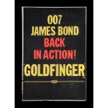 GOLDFINGER (1964) - UK Double-Crown "Style-B" Poster, 1964