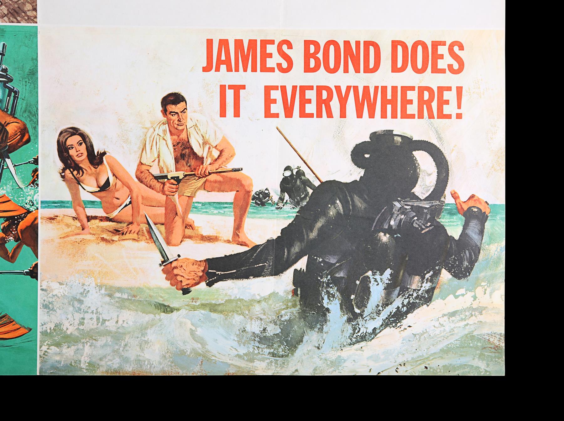 THUNDERBALL (1965) - UK Quad Advance Poster, 1965 - Image 4 of 6