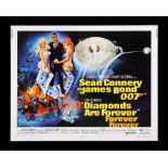 DIAMONDS ARE FOREVER (1971) - US Half-Sheet Poster, 1971