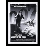 LICENCE TO KILL (1989) - US One-Sheet "International" Printer's Proof Poster, 1989
