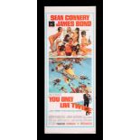 YOU ONLY LIVE TWICE (1967) - US Insert Poster, 1967