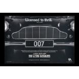 THE LIVING DAYLIGHTS (1987) - Aston Martin Teaser Promo Poster, 1986