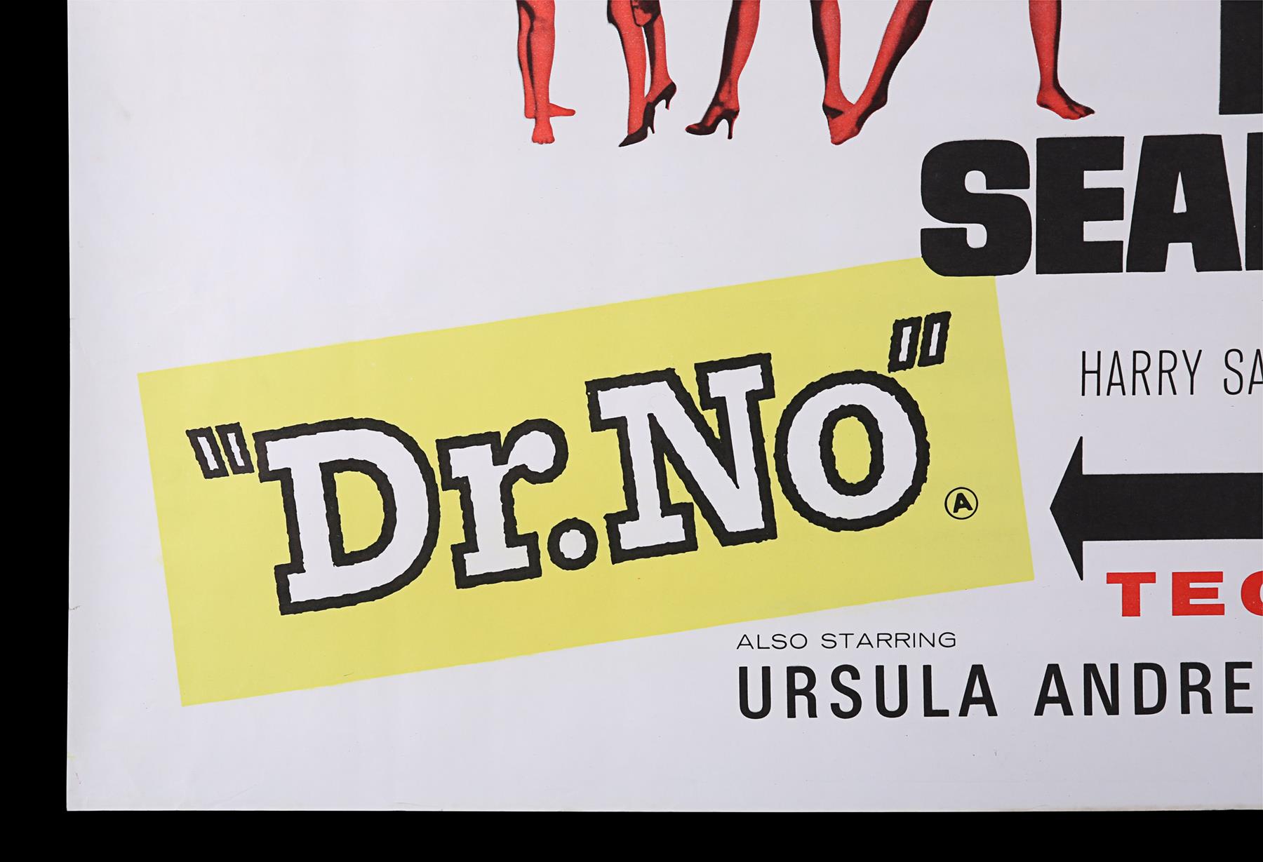 DR. NO (1962) / FROM RUSSIA WITH LOVE (1963) - UK Quad Double-Bill Poster, 1965 Re-Release - Image 3 of 5