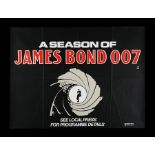 A SEASON OF JAMES BOND 007 (1975) - UK Quad "Festival" Poster, 1975