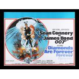 DIAMONDS ARE FOREVER (1971) - UK Quad Poster, 1971