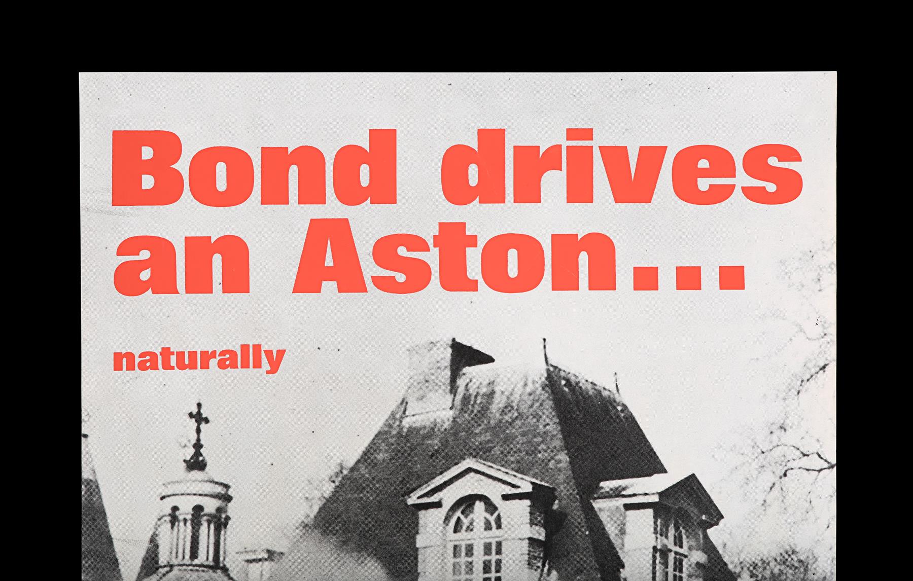 THUNDERBALL (1965) - UK Double-Crown "Aston Martin" Poster, 1965 - Image 2 of 4