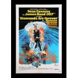 DIAMONDS ARE FOREVER (1971) - US One-Sheet "Domestic" Poster, 1971