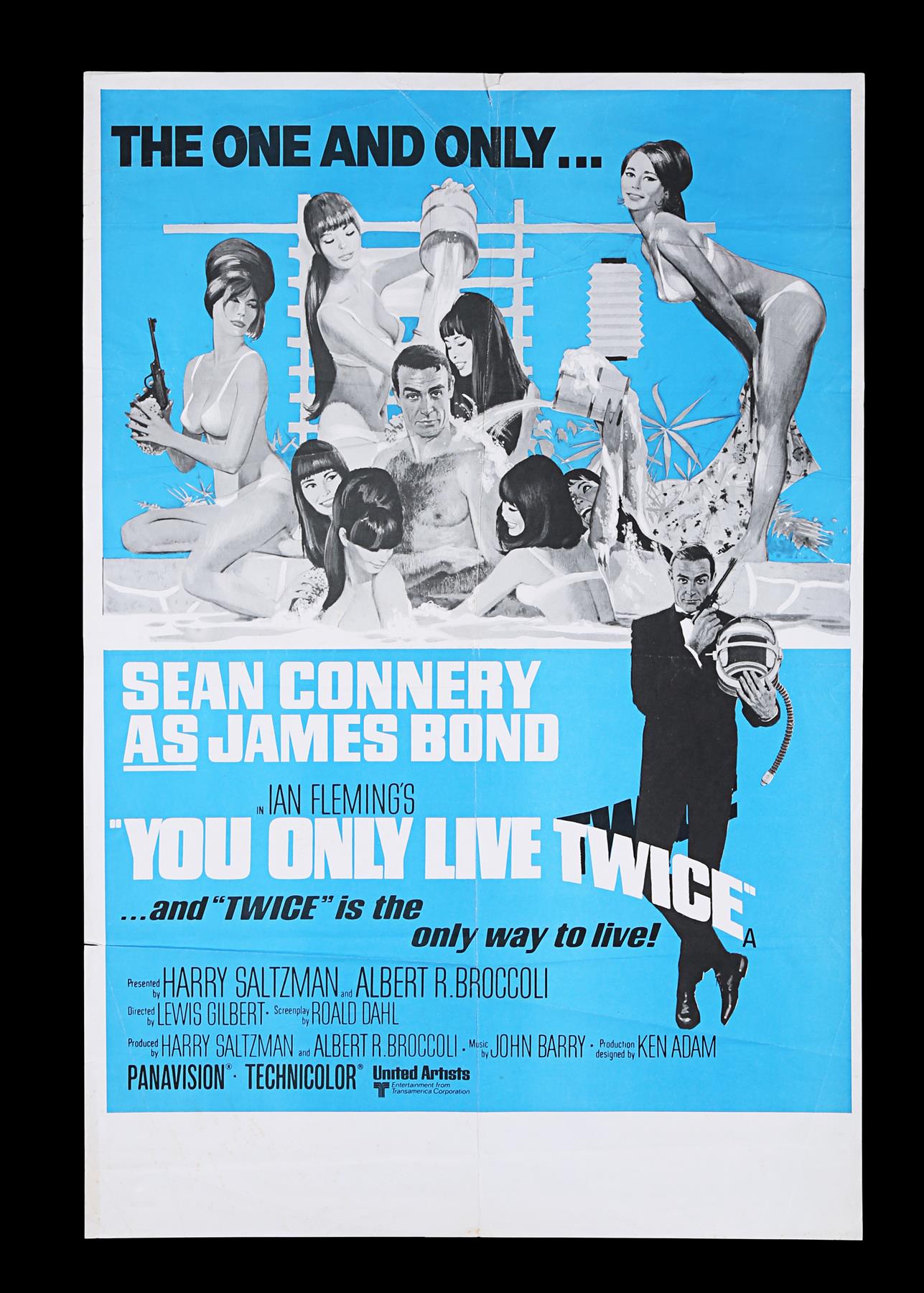 YOU ONLY LIVE TWICE (1967) - UK Double-Crown Poster, c.1969