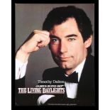 THE LIVING DAYLIGHTS (1987) - Alternate Image Double-Sided Poster, 1987