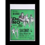 DR. NO (1962) - UK Quad Double-Crown Poster, 1968 Re-Release