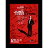 THE STORY OF JAMES BOND (2008) - UK Autographed Charity Poster, 2008