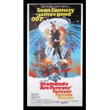 DIAMONDS ARE FOREVER (1971) - US Three-Sheet "International" Poster, 1971