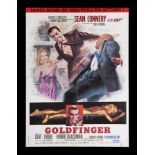 GOLDFINGER (1964) - French Moyenne Affiche, 1964