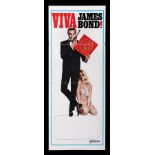 VIVA JAMES BOND! (1970) - US Insert Poster, 1970 Re-Release