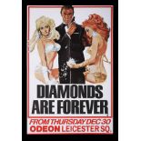 DIAMONDS ARE FOREVER (1971) - UK Double-Crown Poster, 1971