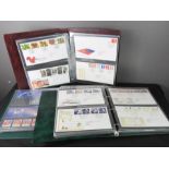 Two albums of GB First Day Covers, together with an album of GB and Mint Stamps.