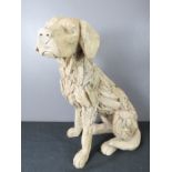 A model ceramic dog.