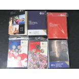 A group of Royal Mint proof sets: 2010-2015 inclusive. (6)