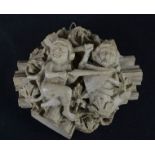 A replica Corbel from Lincoln Cathedral.