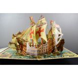 A Columbus pop up book.