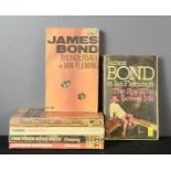 Books: James Bond: Thunderball, Goldfinger, For your Eyes Only, Casino Royale, all by Ian Fleming,