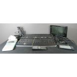 Two Microsoft keyboards, a Phillips Sensatouch beard trimmer and an Aurora Palm Printer and TFT