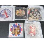 A group of five Royal Mint proof sets: 2005-2009 inclusive.