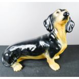 A Kingston Pottery model Daschund, 22cm high.