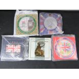 A group of five Royal Mint proof sets: 1995-1999.