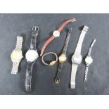 A group of watches, gentlemen and ladies examples, to include Casio, Rolex etc.