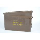 A Military ammo case.