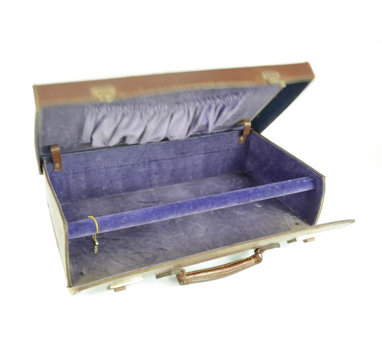 A fitted leather Masonic case made by George & Spencer of Gt. Queen Street, Manufacture of Masonic