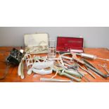 A quantity of Veterinary instruments and equipment, some boxed.