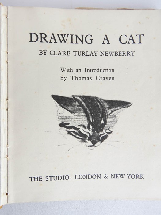 Drawing A Cat by Clare Turlay Newberry, with an introduction by Thomas Craven, The Studio, - Image 2 of 2