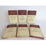 Six volumes by Thomas Hardy, Macmillan & Co., Ltd, St Martin's Press Inc, New York.